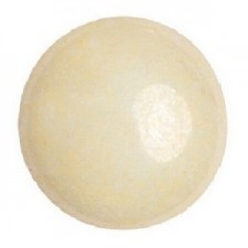 Les perles par Puca® Cabochon 25 mm - Opaque ivory ceramic look 03000/14401